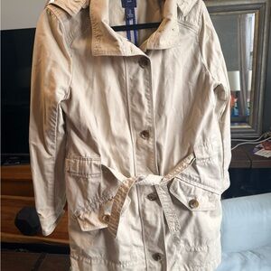 GAP Beige Trench Coat with Belt